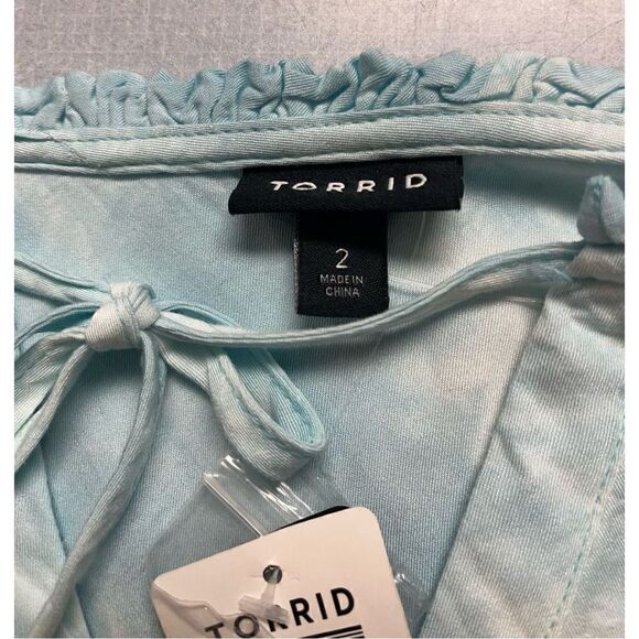 Torrid Vintage Indigo tincture top sz 2 NWT - Picture 5 of 5
